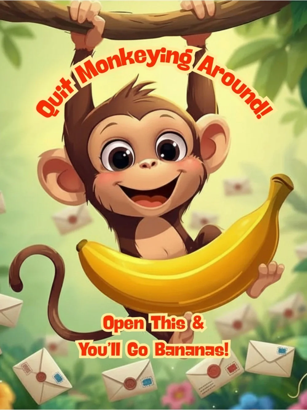 Cute Monkey Stickers (24ct)